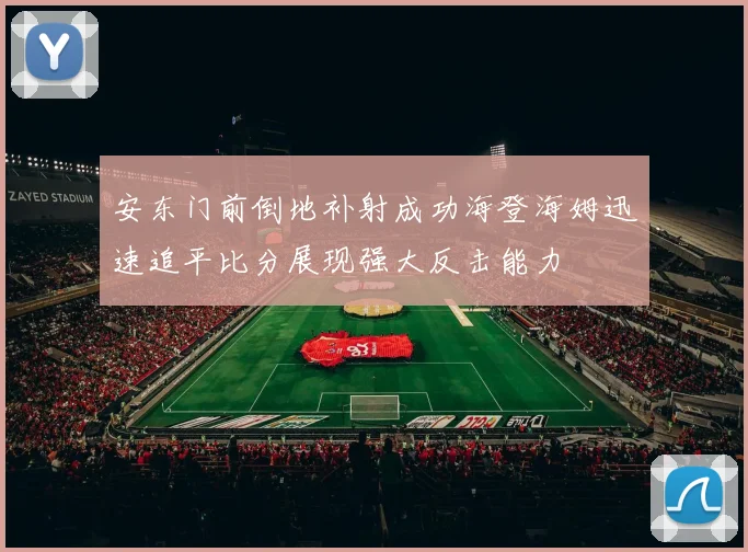 安东门前倒地补射成功海登海姆迅速追平比分展现强大反击能力